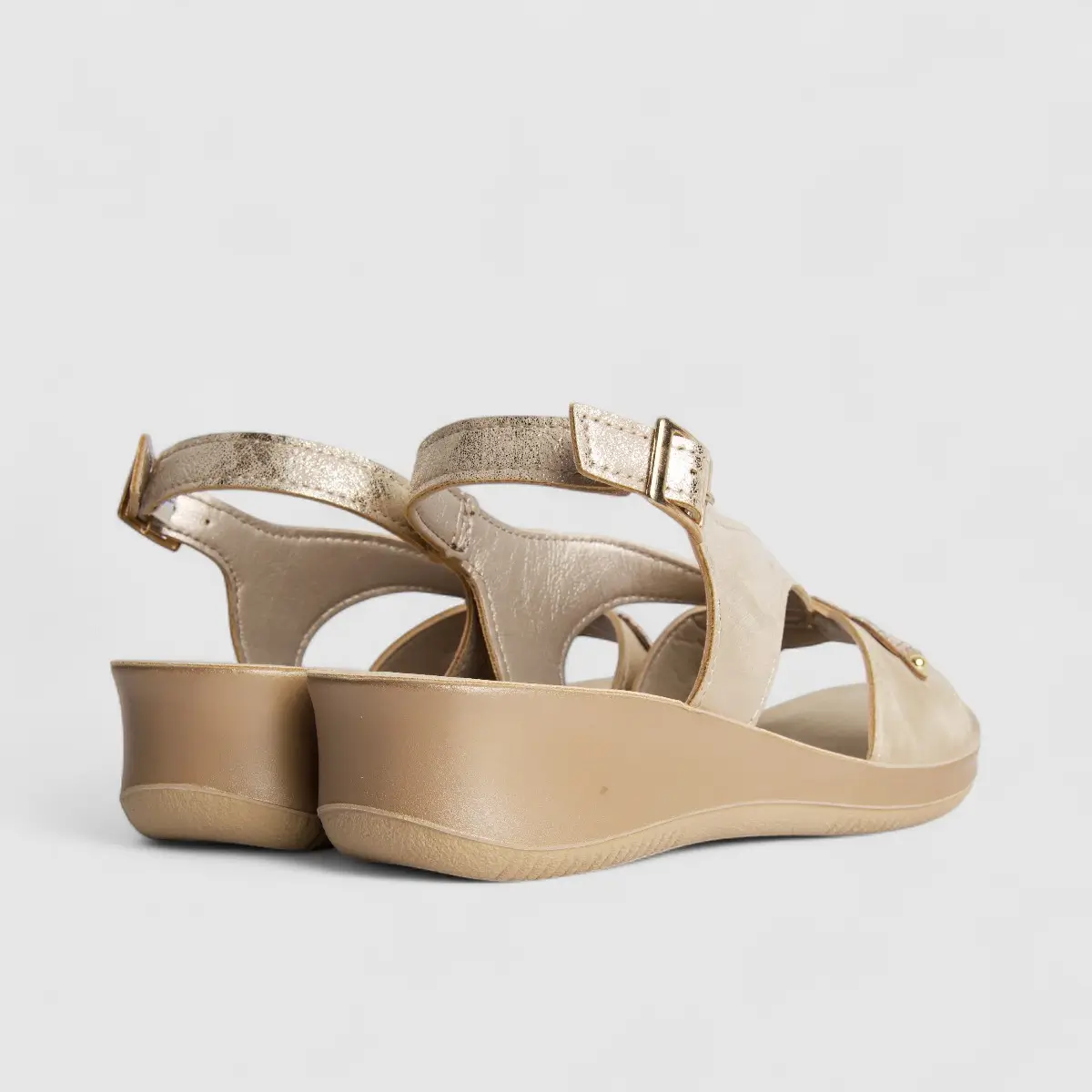 Inblu Ladies Comfort Sandal SE000016 Sand AL29 - Image 3