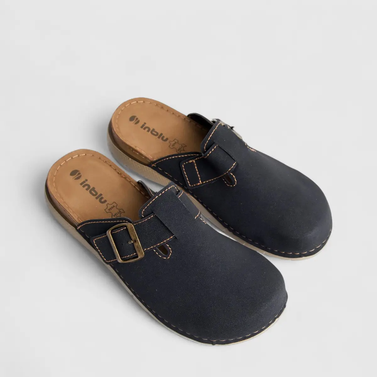 Inblu Men's Comfort Clog VI000012 Black AM21 - Image 2