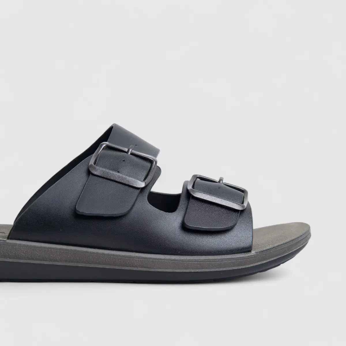 Inblu Men's Comfort Push In Sandal DA000027 Black AM23 - Image 5