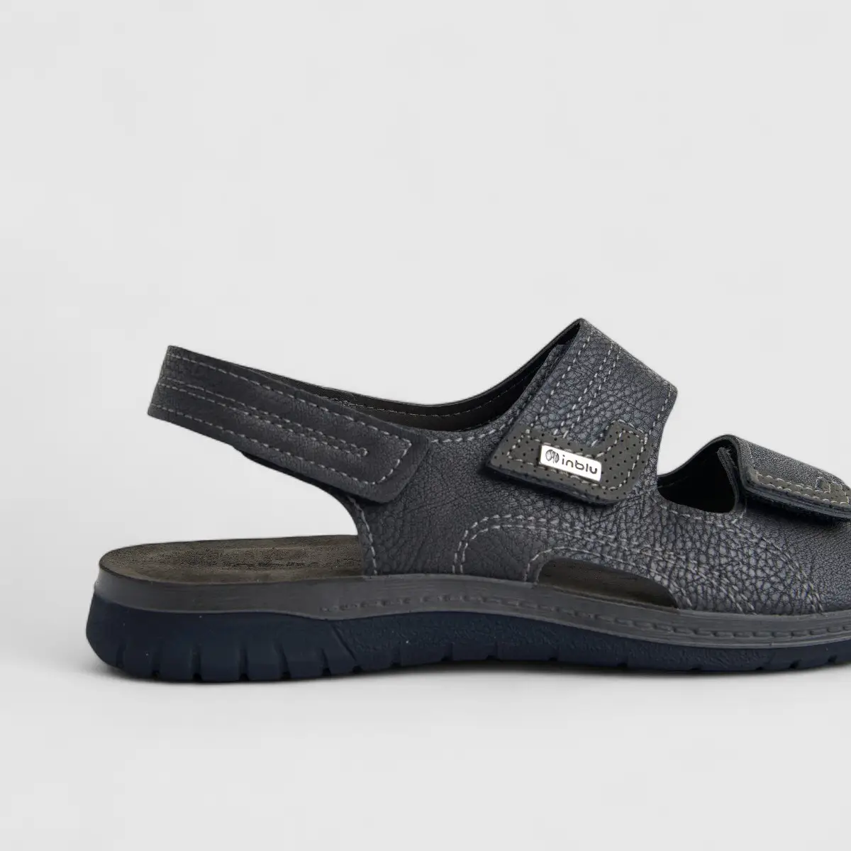 Inblu Men's Comfort Sandal ID000021 Black AM16 - Image 4