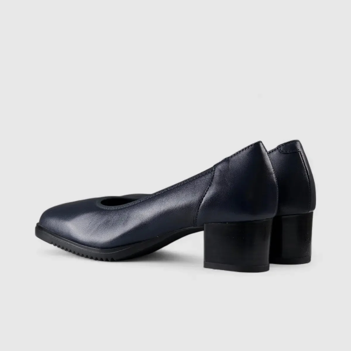 Isabella Comfort Block Heel Court Navy 01357/2 - Image 2
