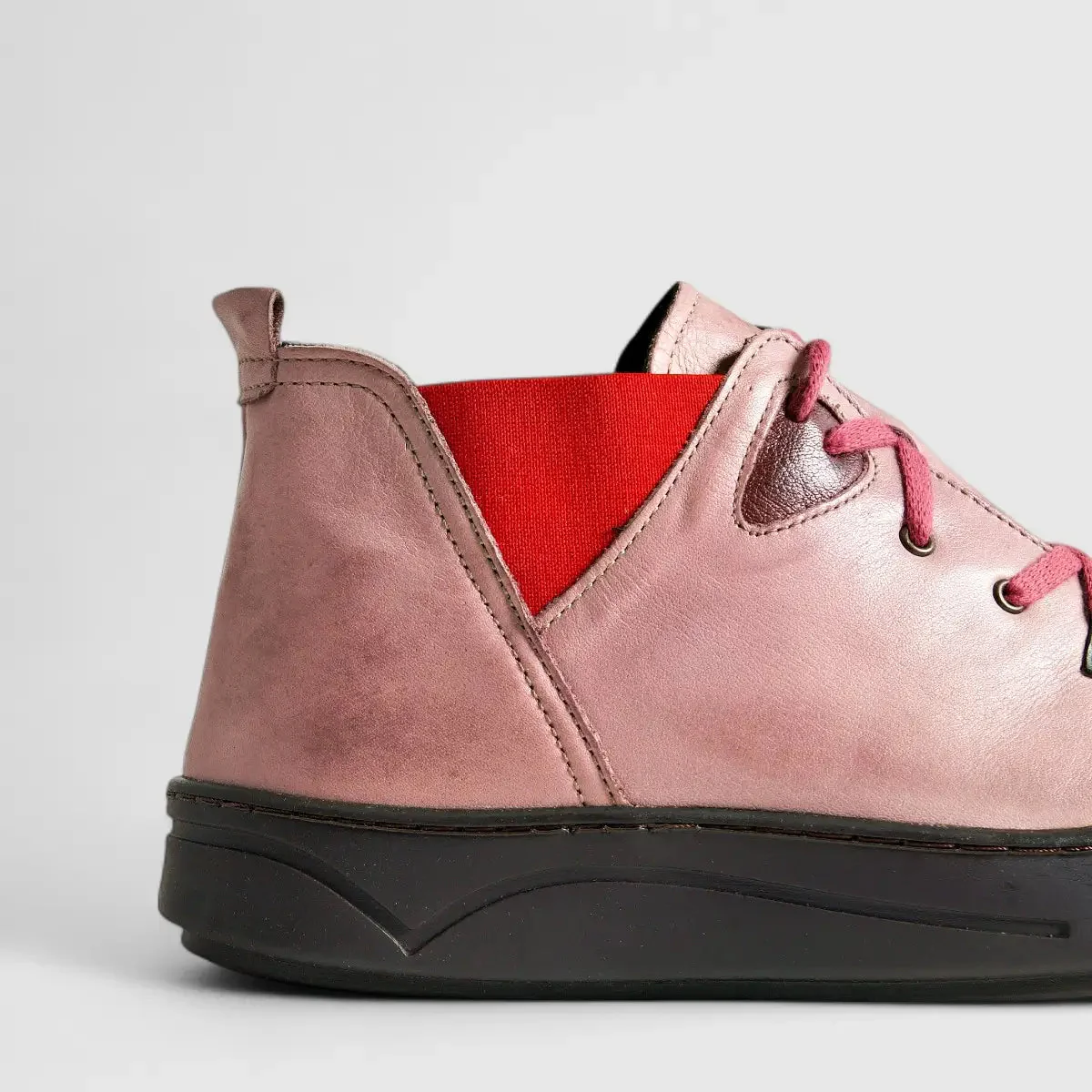 Karyoka Comfort Leather Boots 1015 Lilac - Image 5