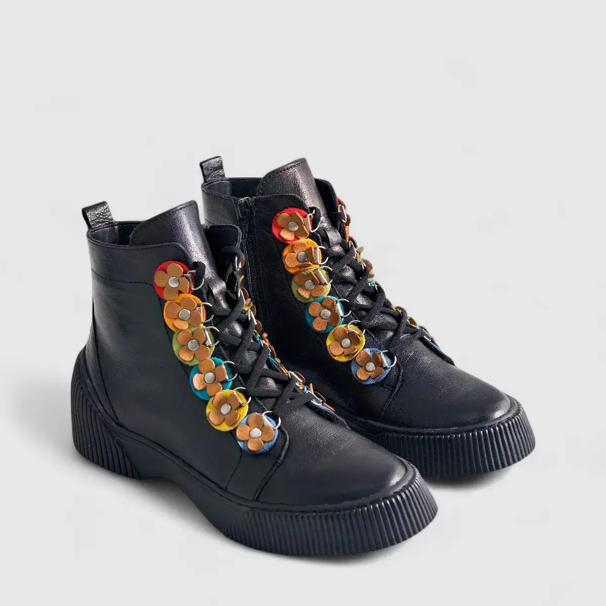 Karyoka Comfort Leather Boots 3120 Black - Image 2
