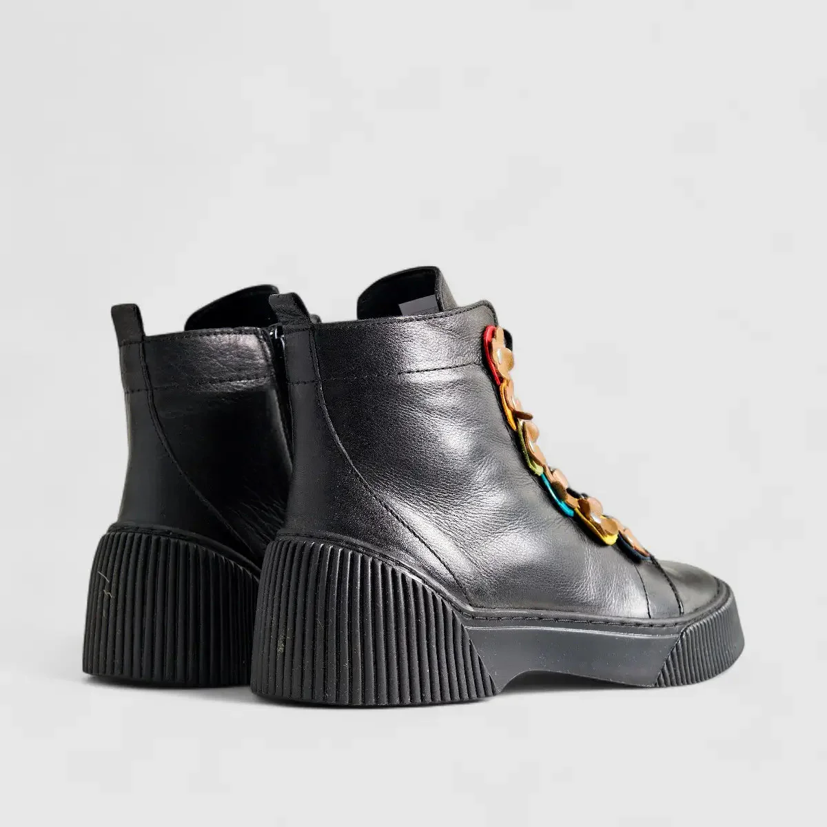 Karyoka Comfort Leather Boots 3120 Black - Image 3