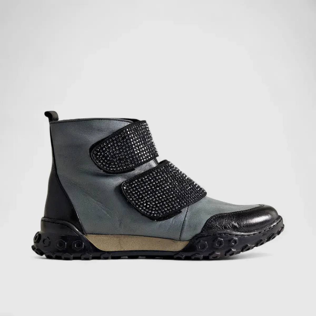 Karyoka Comfort Leather Boots 3556 Grey