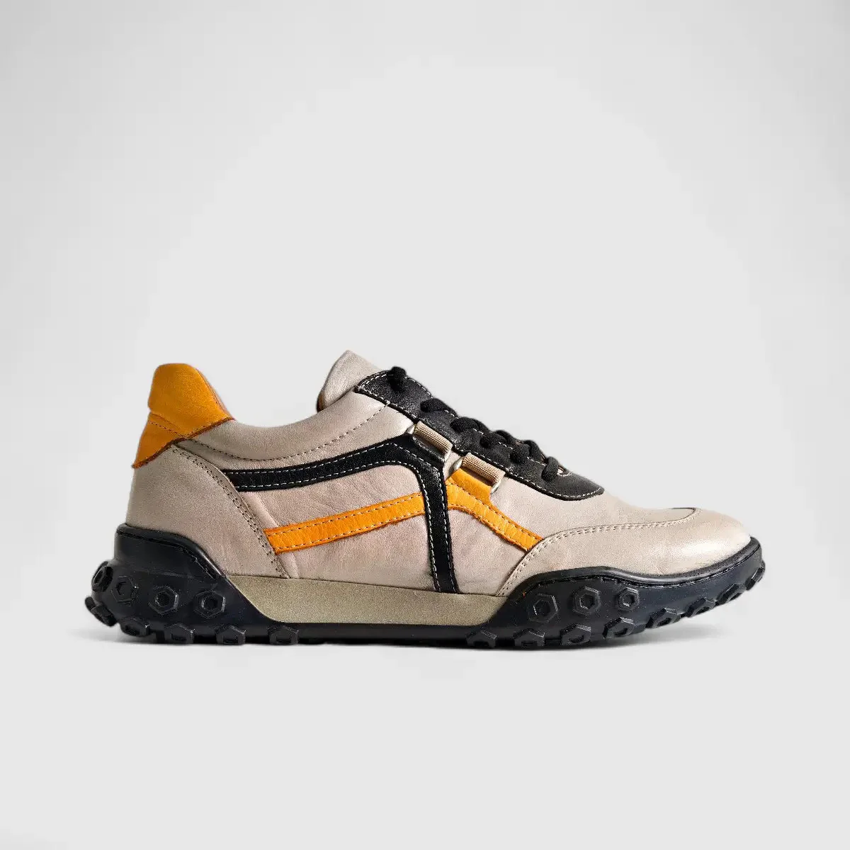 Karyoka Comfort Leather Casual 3561 Beige/Orange