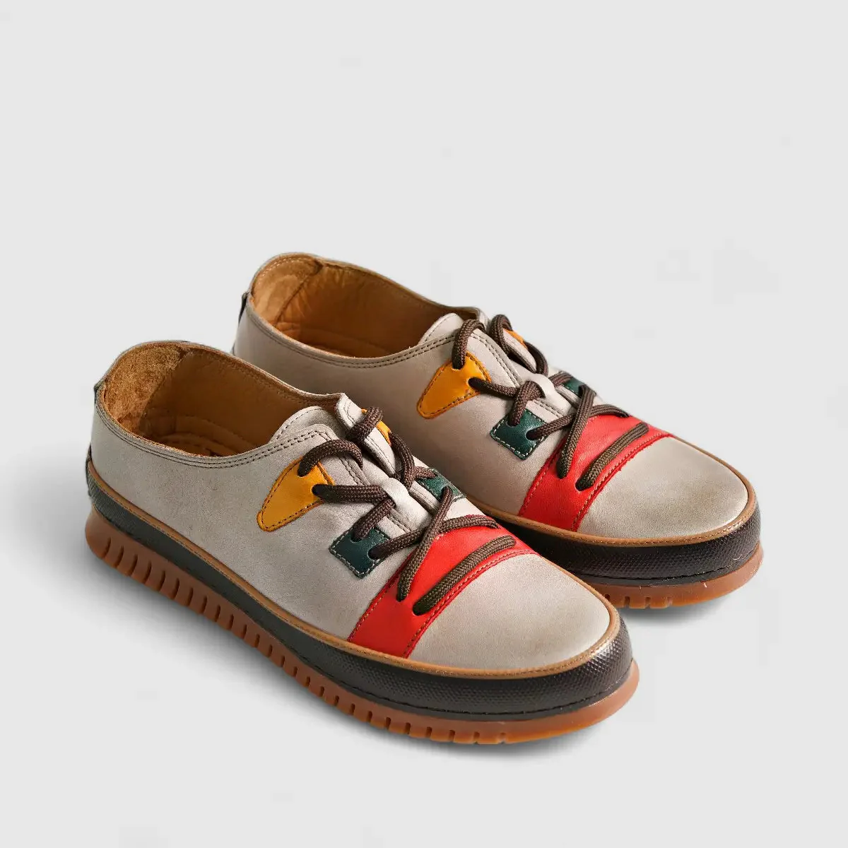 Karyoka Comfort Leather Casual 5015 Beige - Image 2