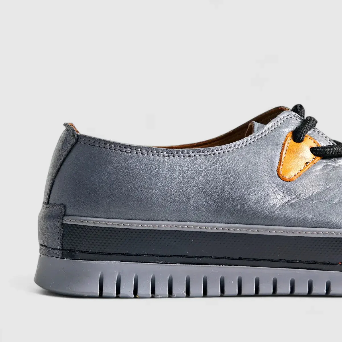 Karyoka Comfort Leather Casual 5015 Grey - Image 10