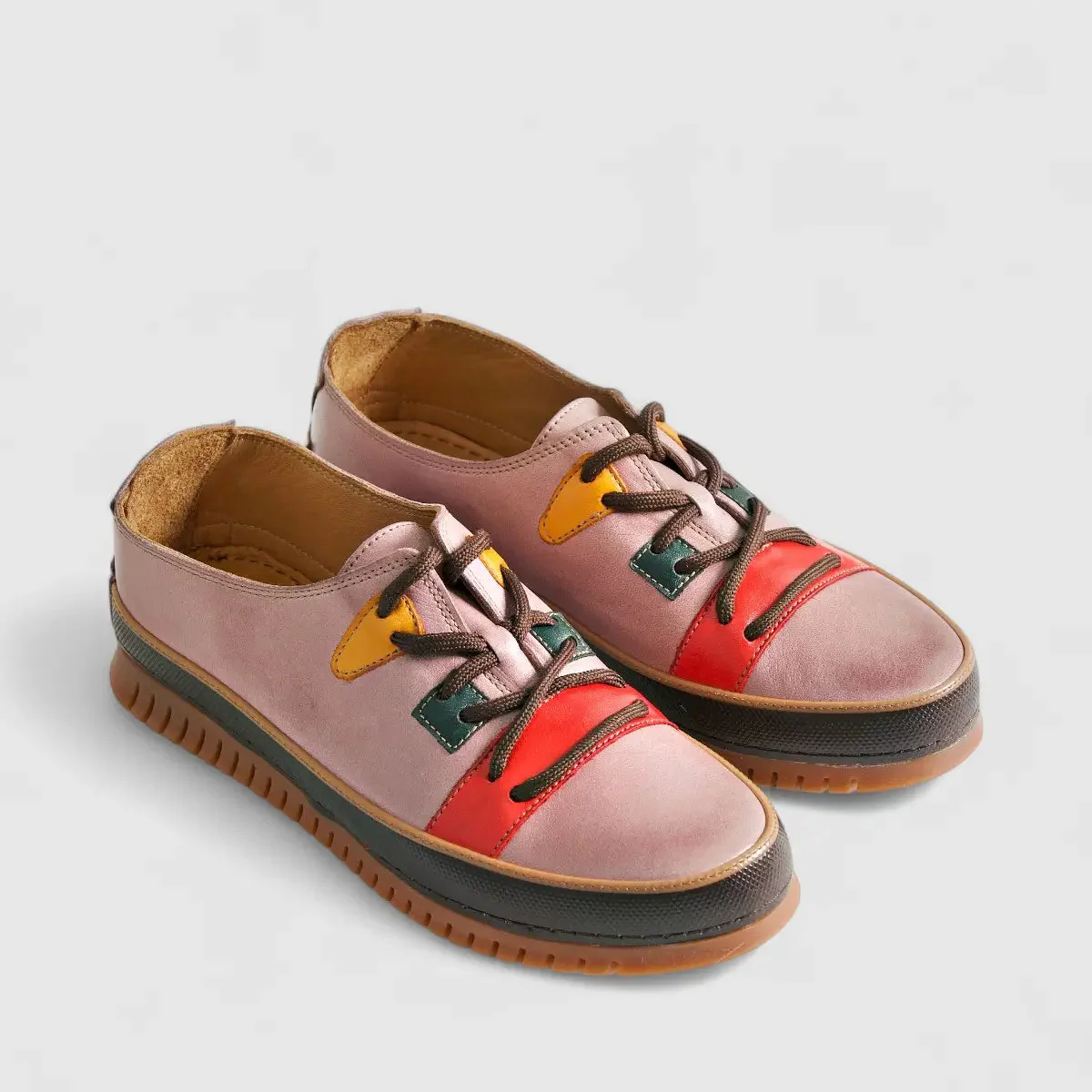 Karyoka Comfort Leather Casual 5015 Pink - Image 7