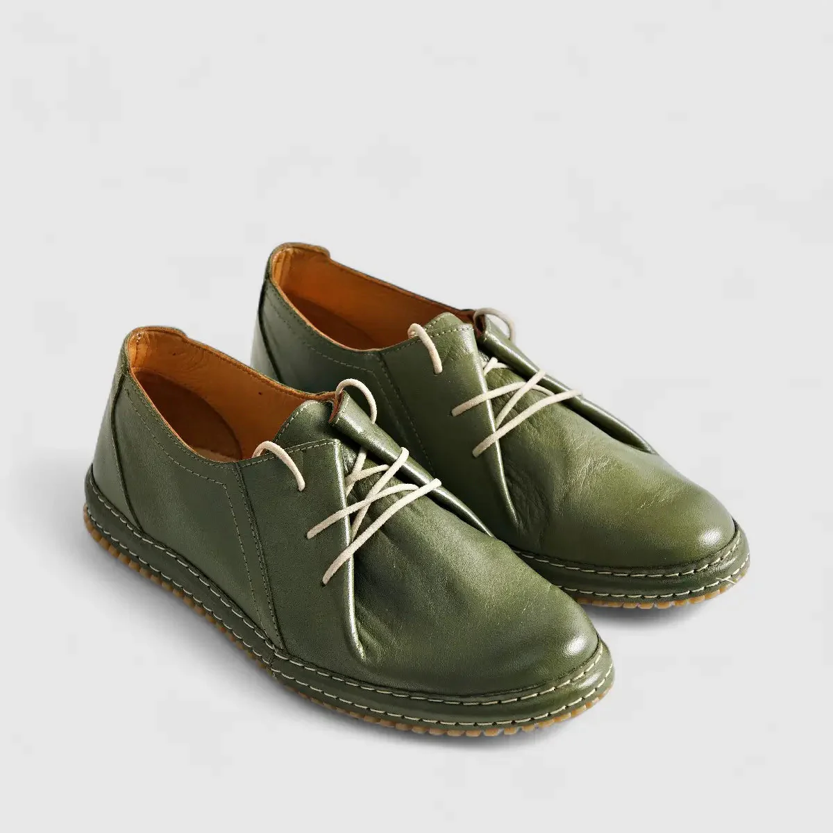 Karyoka Comfort Leather Casual 6468 Olive - Image 2