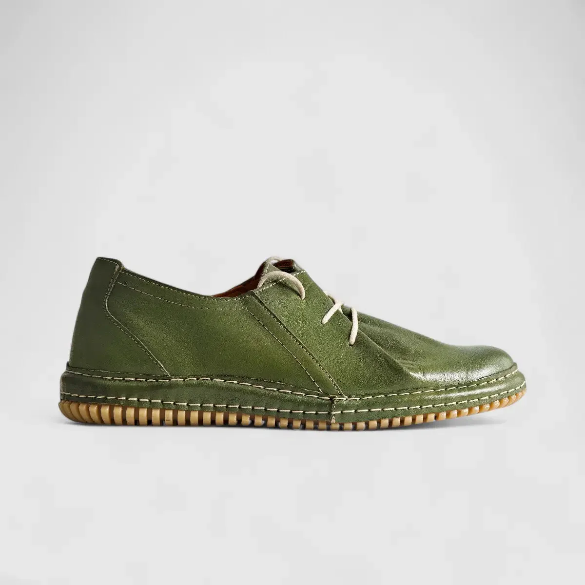 Karyoka Comfort Leather Casual 6468 Olive - Image 6