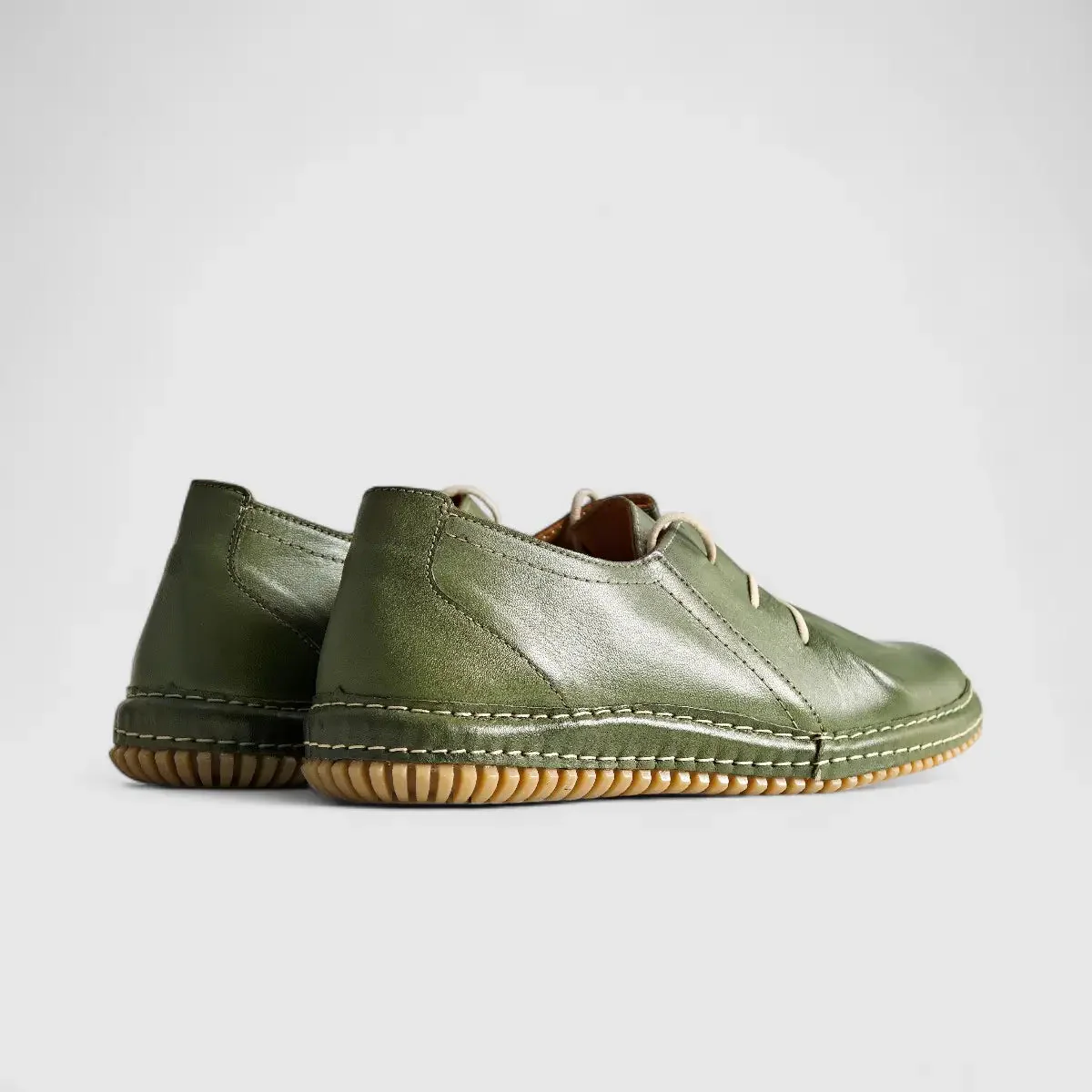 Karyoka Comfort Leather Casual 6468 Olive - Image 8