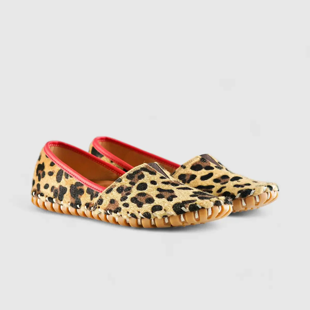 Karyoka Comfort Leather Casuals 1203 Beige Leopard - Image 2