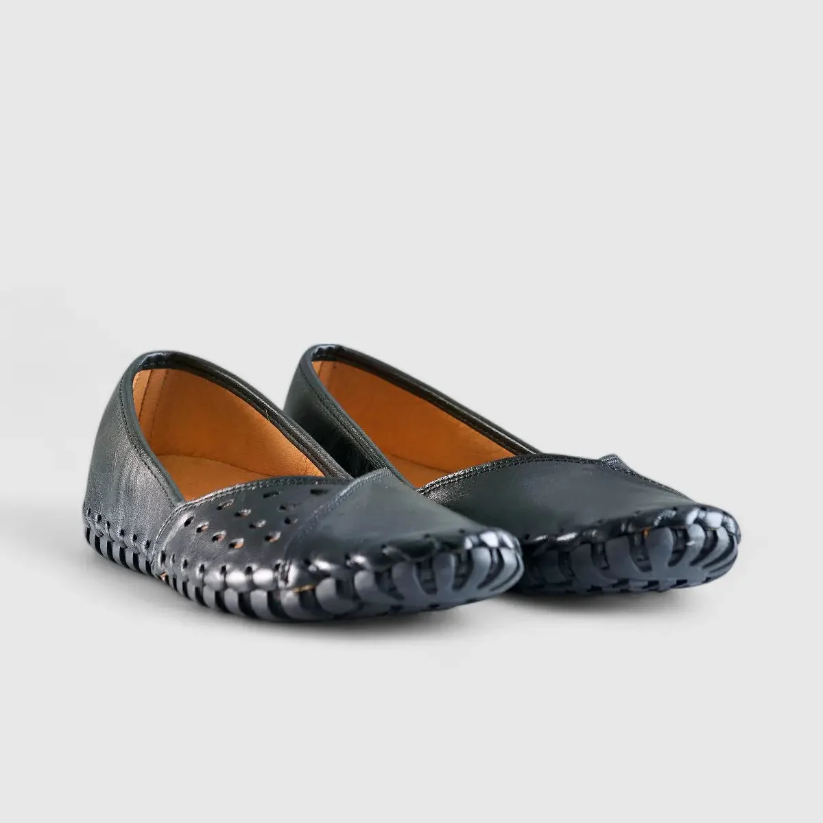 Karyoka Comfort Leather Casuals 1208 Black - Image 2