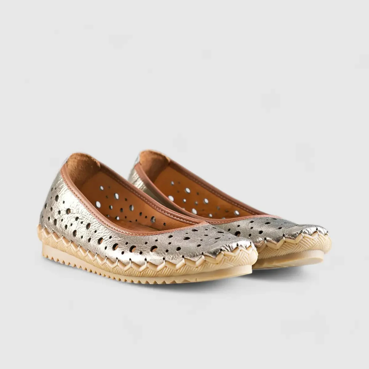 Karyoka Comfort Leather Casuals 5402 Pewter - Image 2