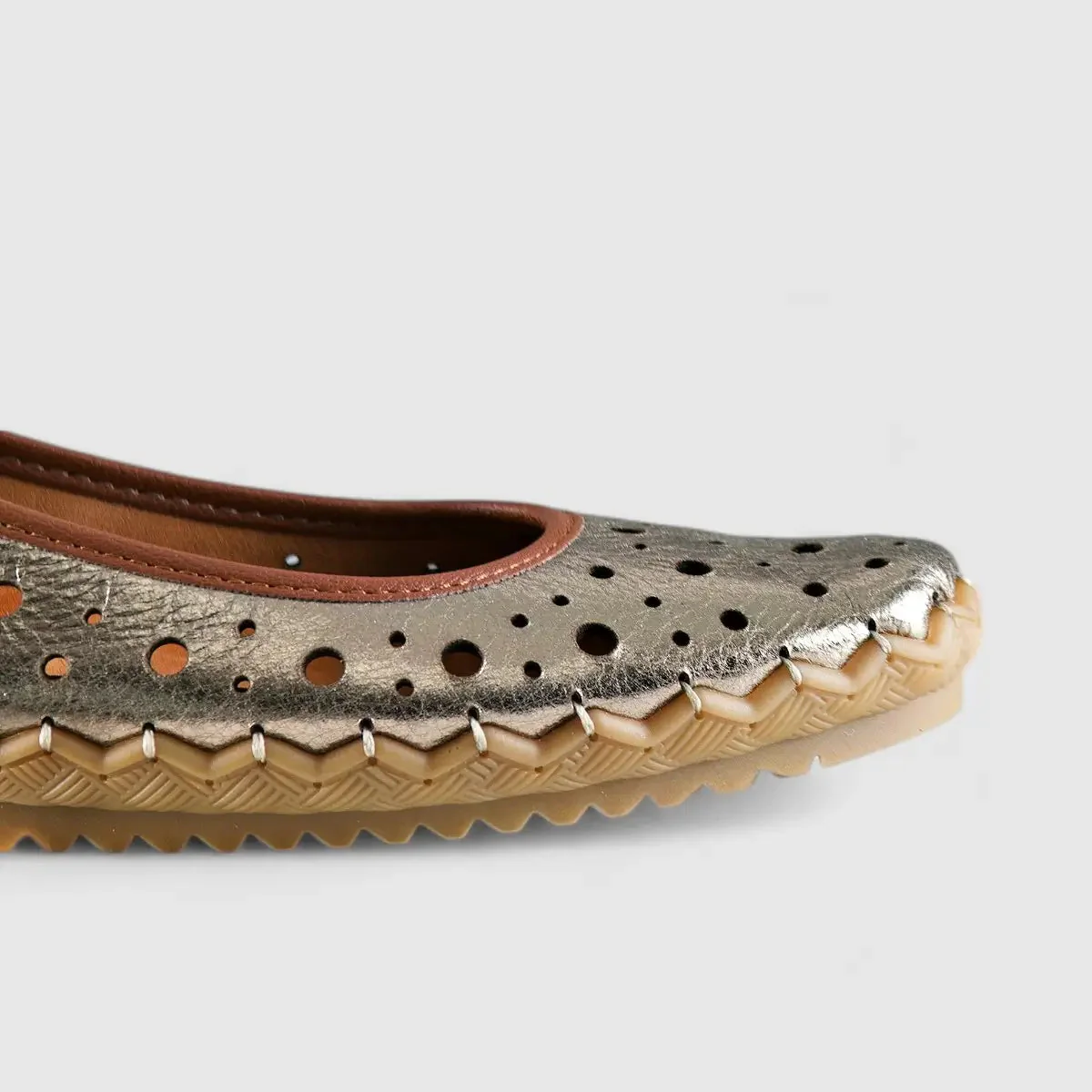 Karyoka Comfort Leather Casuals 5402 Pewter - Image 5