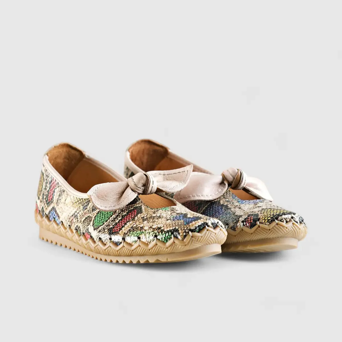 Karyoka Comfort Leather Casuals 5403 Snake Multi - Image 2