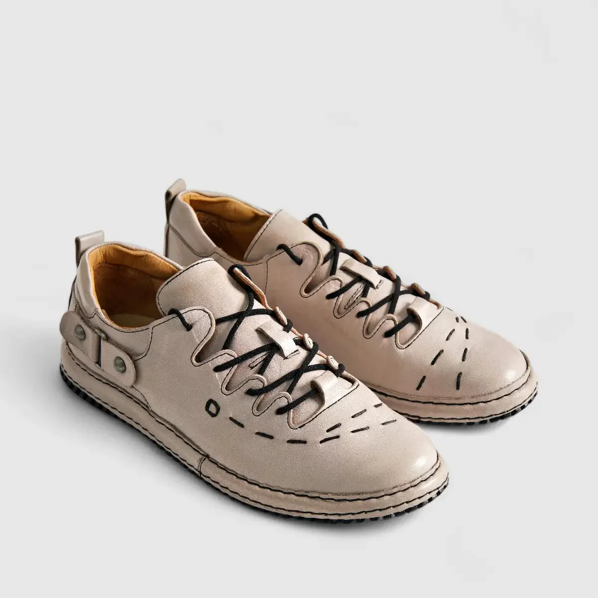 Karyoka Comfort Leather Shoe 6462 Grey - Image 2