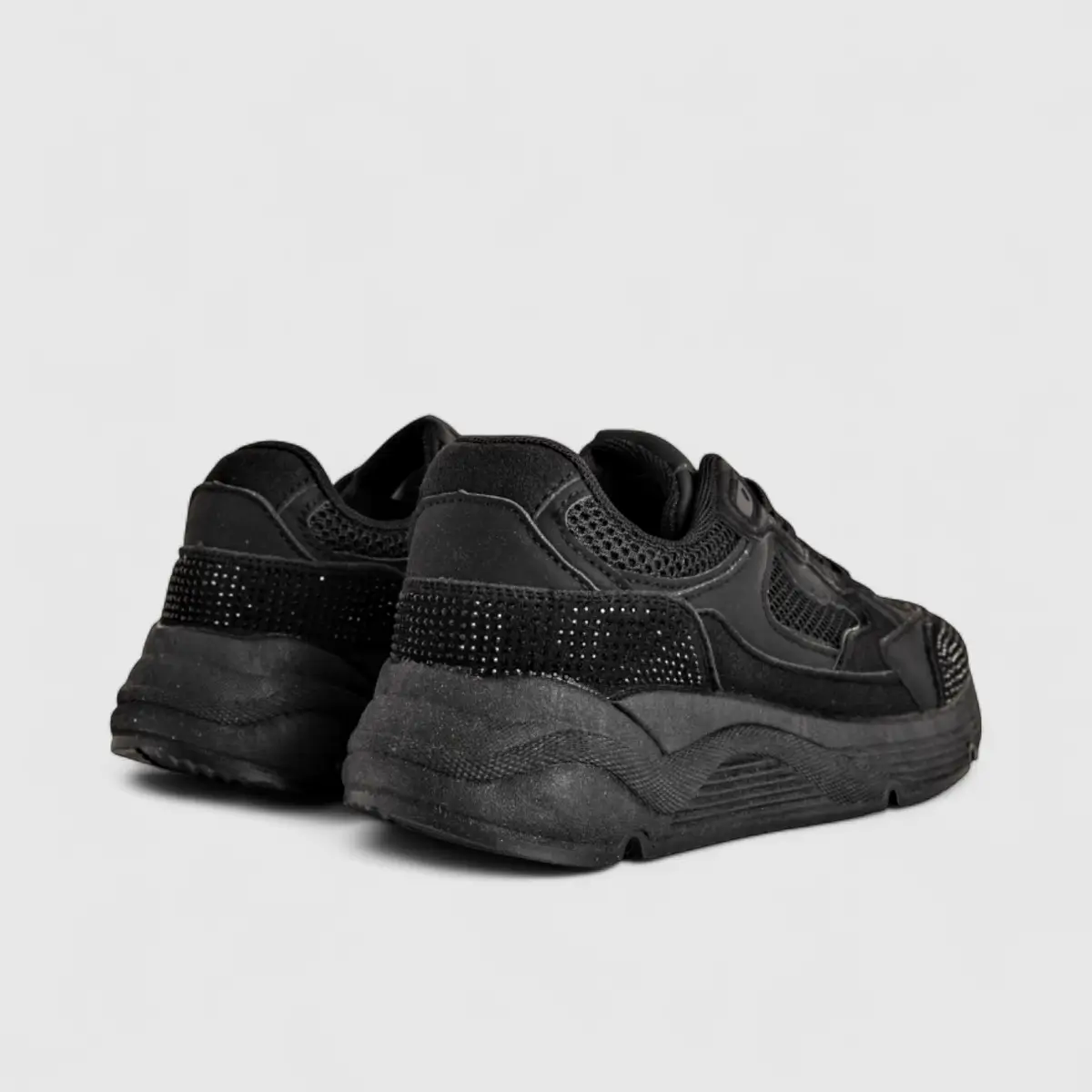 Klevas Ladies Casual Sneaker K7523L Vexa Black Mono KL9 - Image 3
