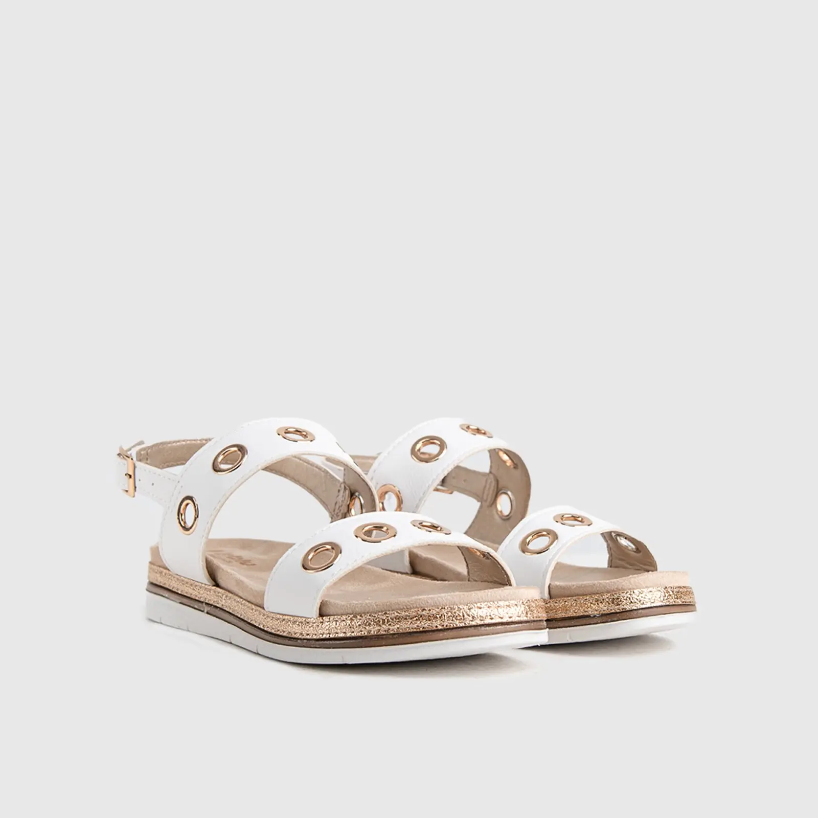 Ladies Comfort Sandals SA035 White - Image 3