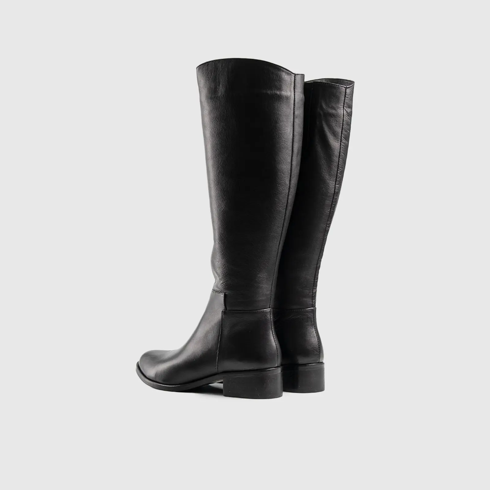 Leather Boots Black 9713 - Image 3