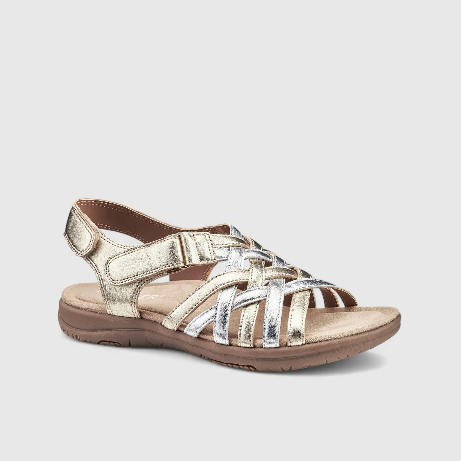 Maple Comfort Leather Sandal Gold/Silver - Image 2