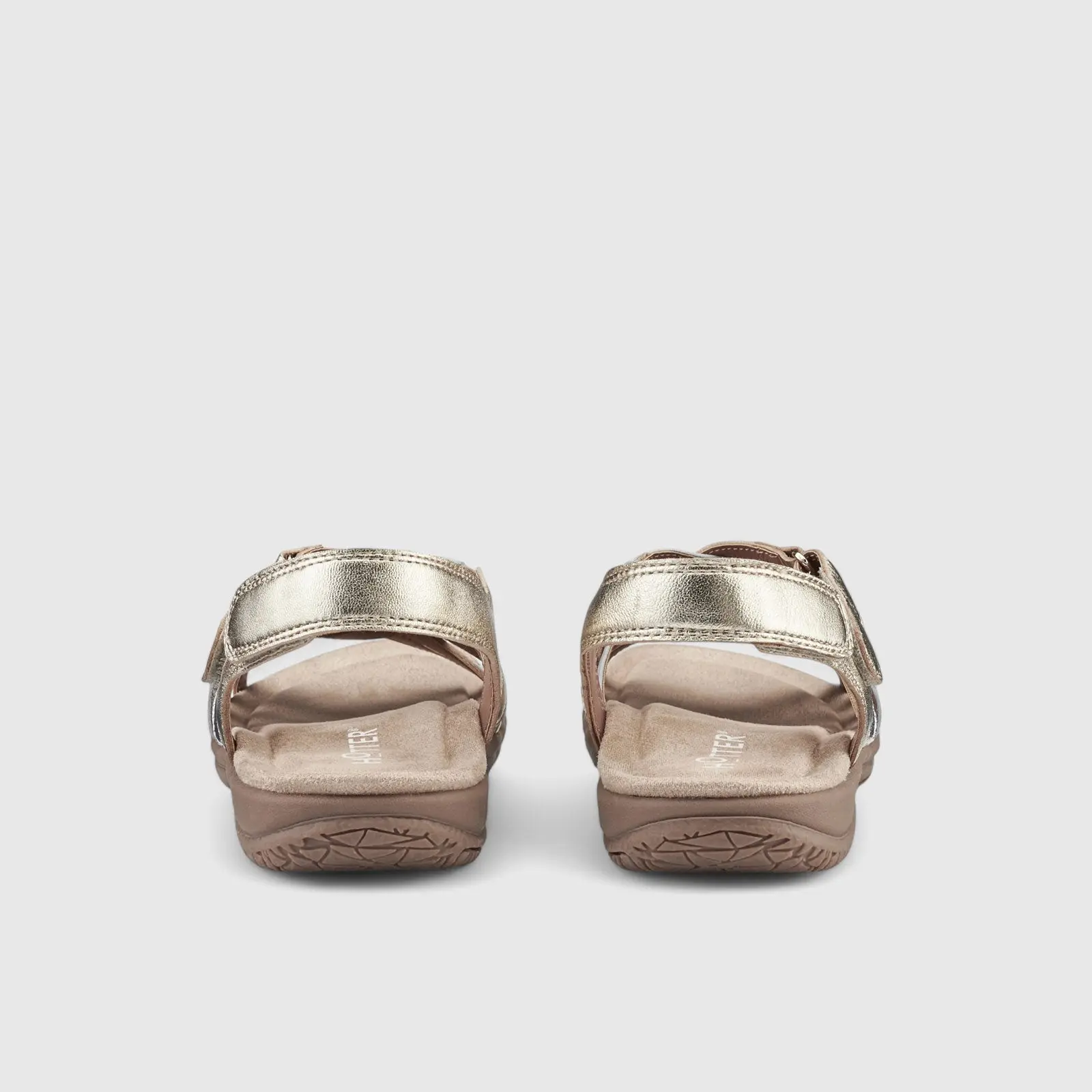 Maple Comfort Leather Sandal Gold/Silver - Image 4