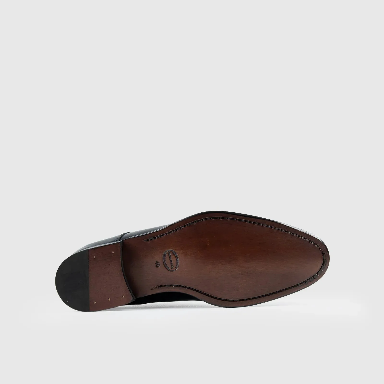 Mario Fagni Derby Lace Up Black Parma Leather 1734 MF1 - Image 4