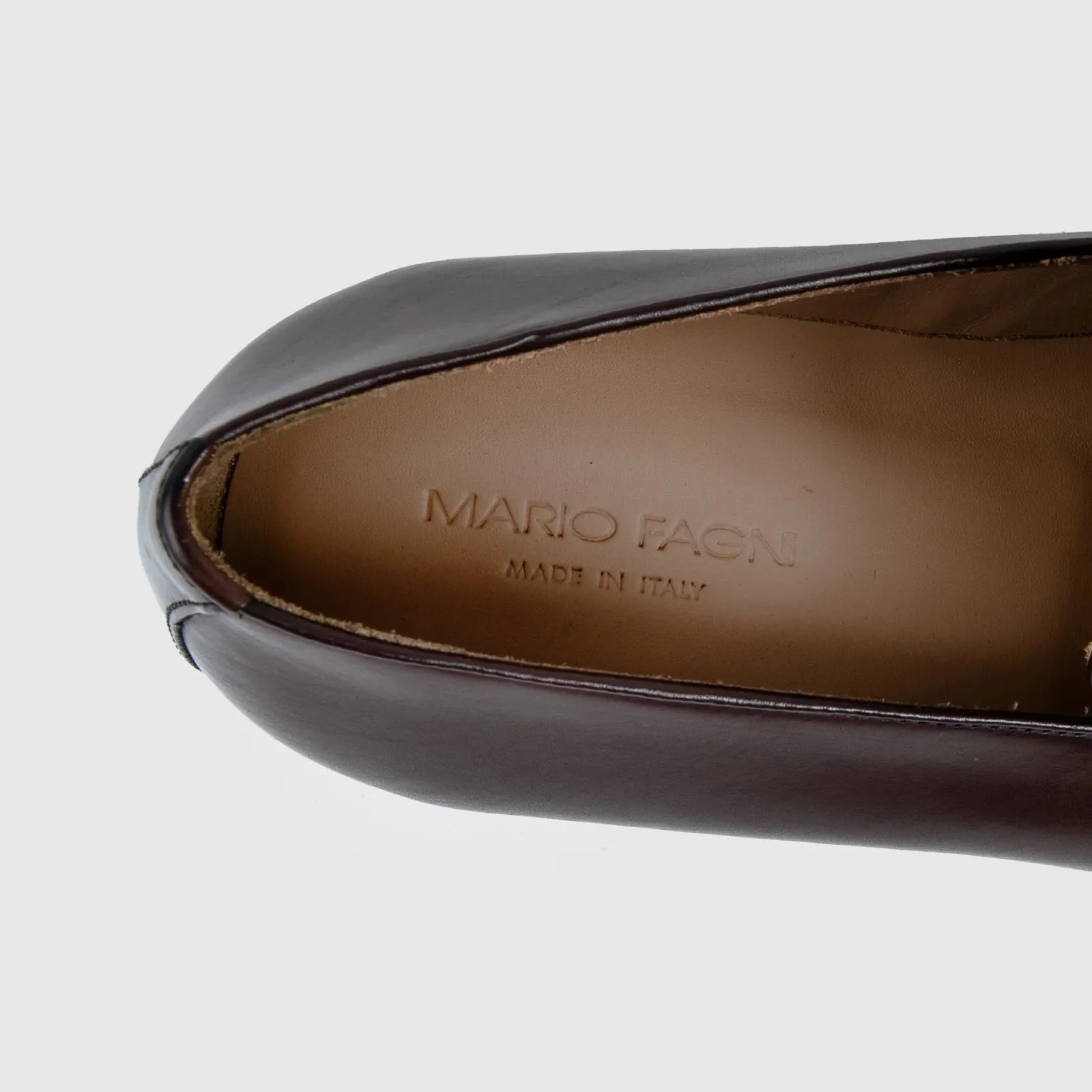 Mario Fagni Slip On With Saddle And Punch Toe Brown 2188FP MF3 - Image 6
