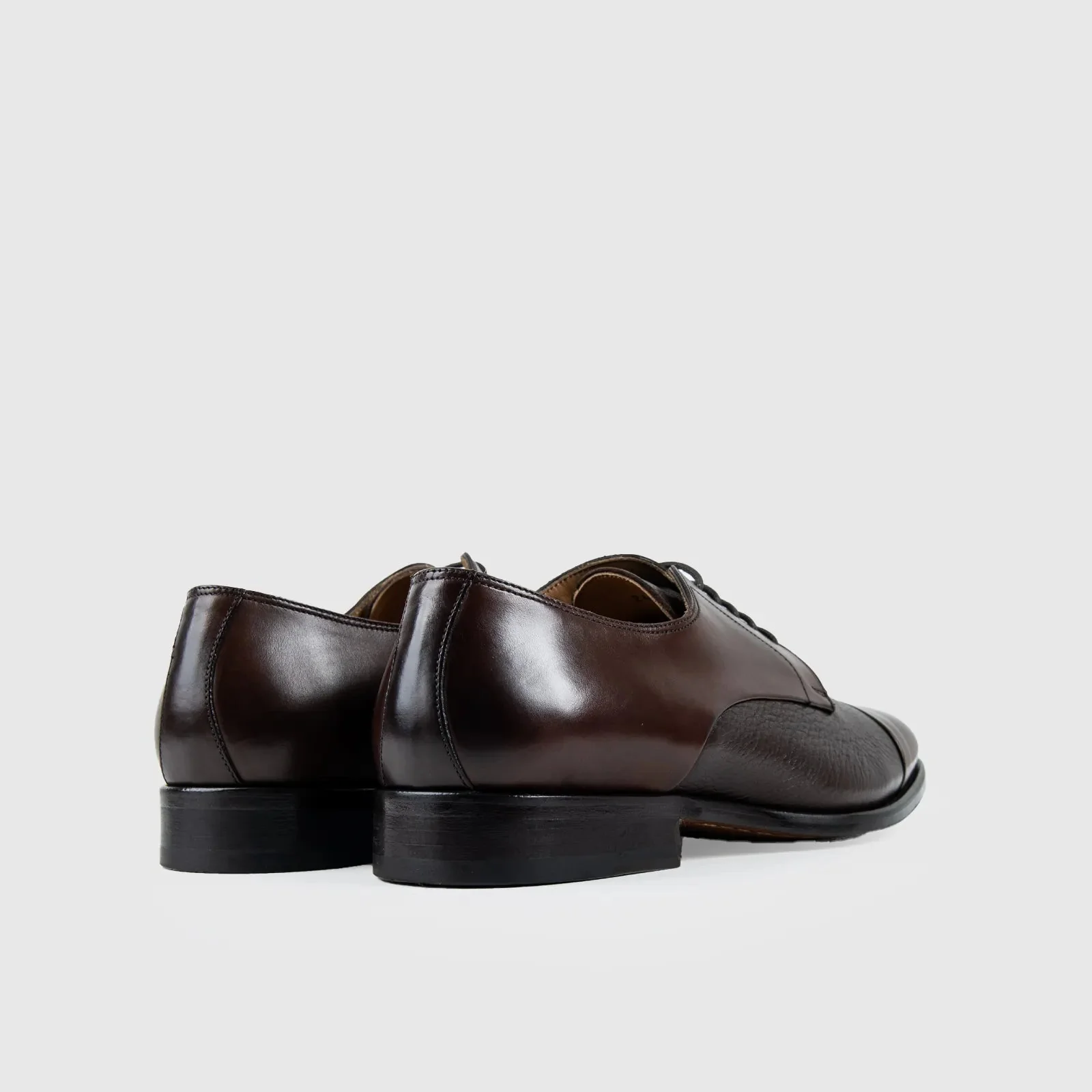 Mario Fagni Toe Cap Deer Skin Lace Up Brown 2468 MF5 - Image 3