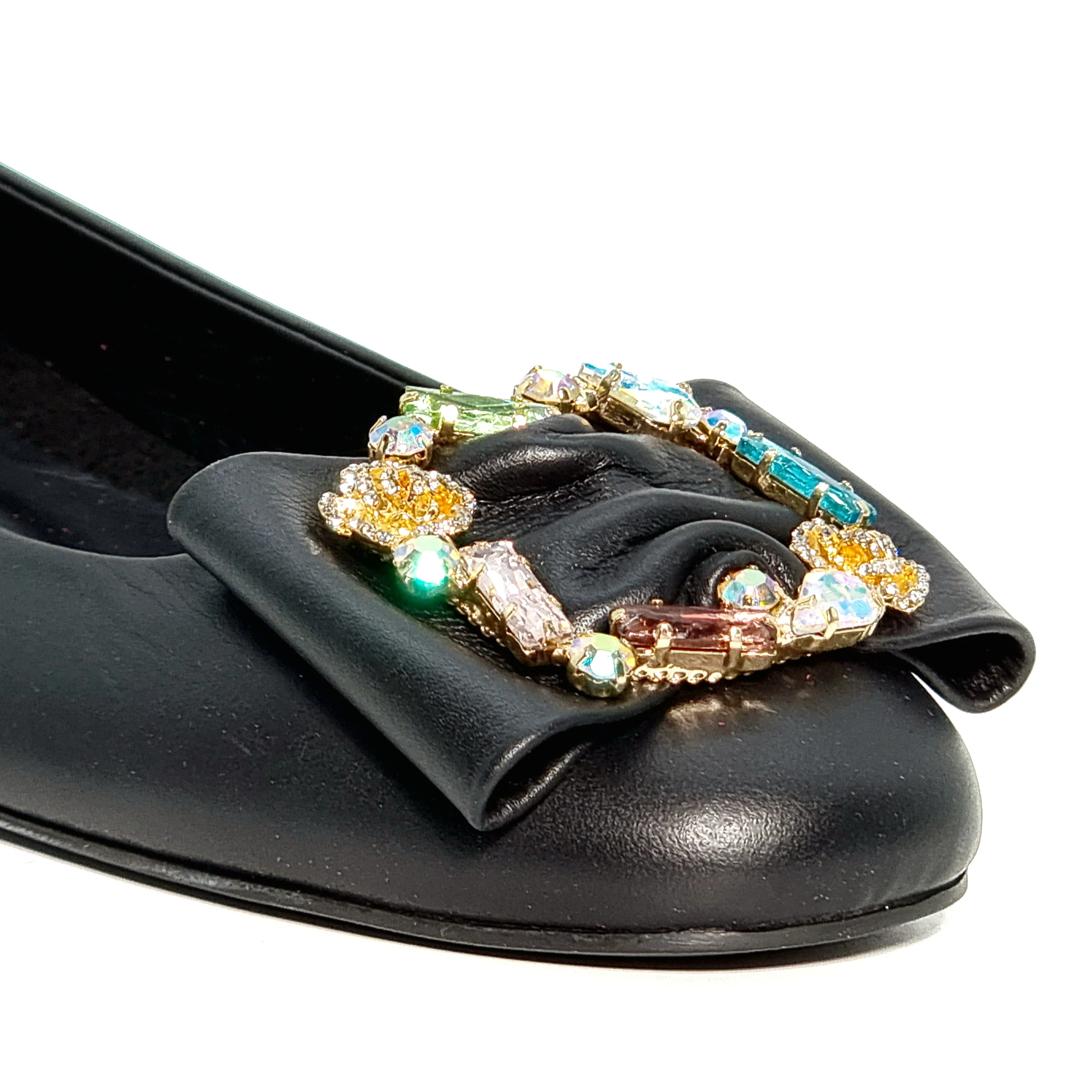 MAX 22037 BLACK LADIES BALLERINA - Image 5