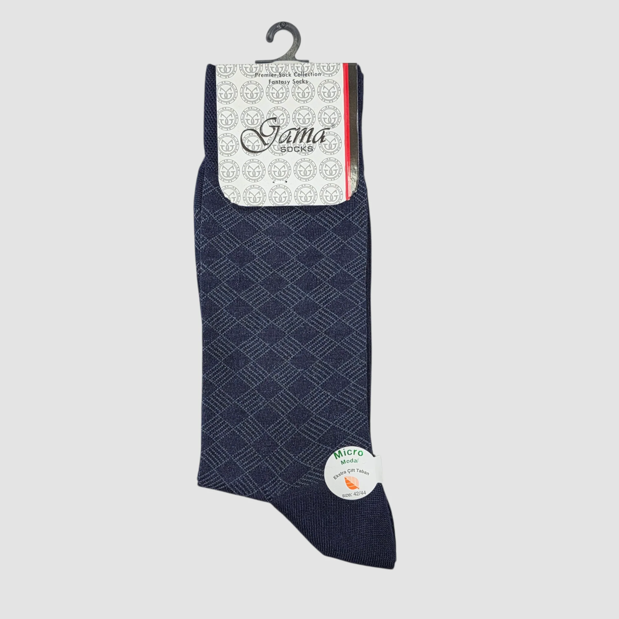 Men's Bamboo Pure Cotton Socks Art No.807 Navy (UK6 TO UK12)