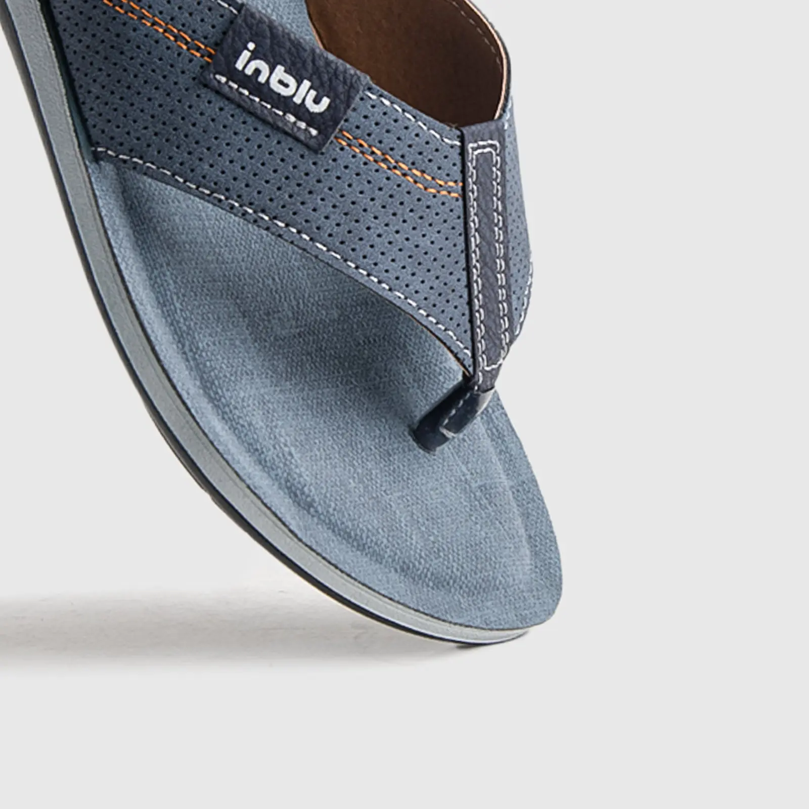 Mens Comfort Sandal DA021 Blue - Image 5