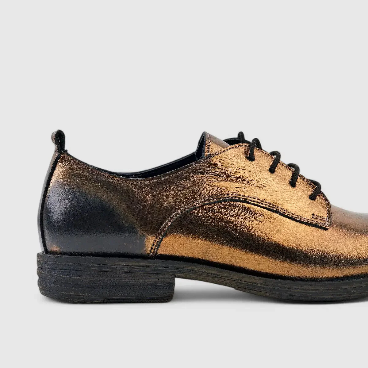 Modelle Leather Lace Up Shoe Bronze 29684 - Image 5