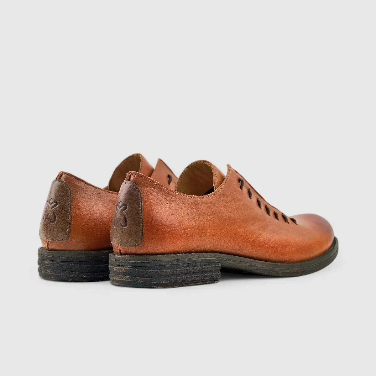 Modelle Leather Lace Up Shoe Tan 29680 - Image 3