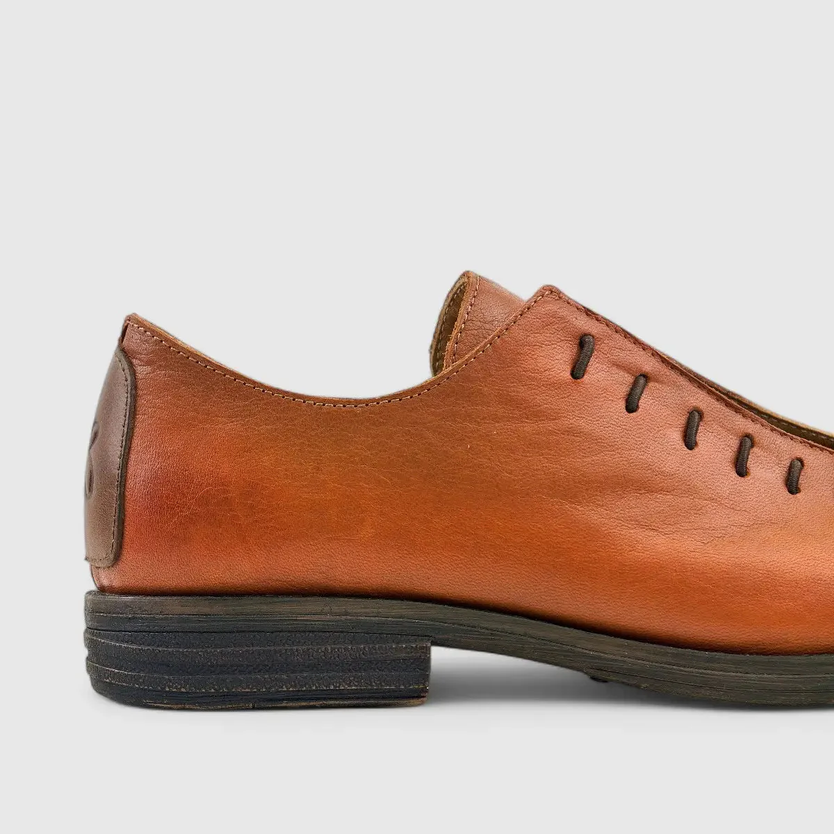 Modelle Leather Lace Up Shoe Tan 29680 - Image 5