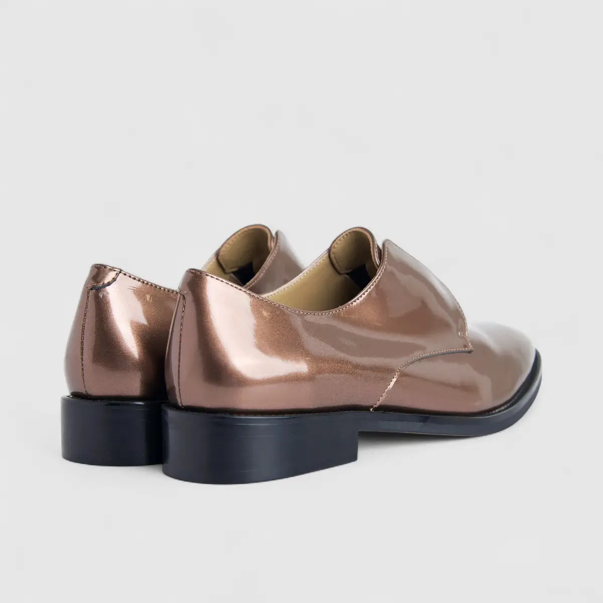 Morbido Ladies Leather Shoe Bronze PON010 - Image 3