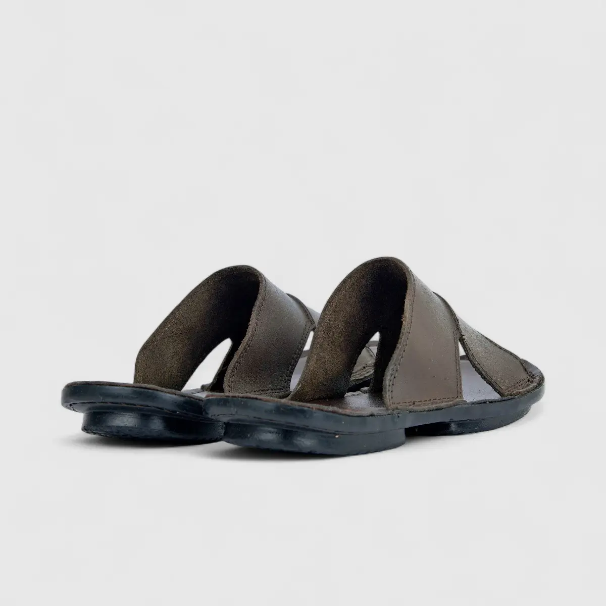 Octane Men's Casual Push In Sandal DU112 Brown NM6 - Image 3