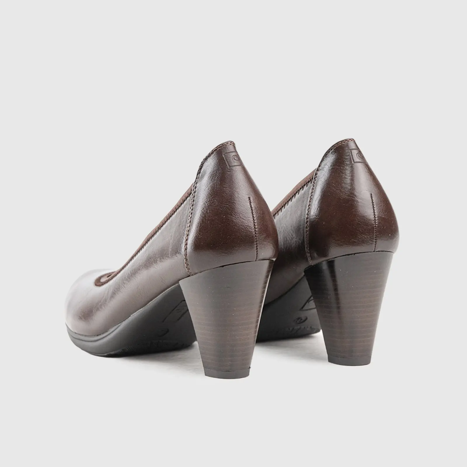 Ladies Court Shoe 00470 Marion Brown - Image 3