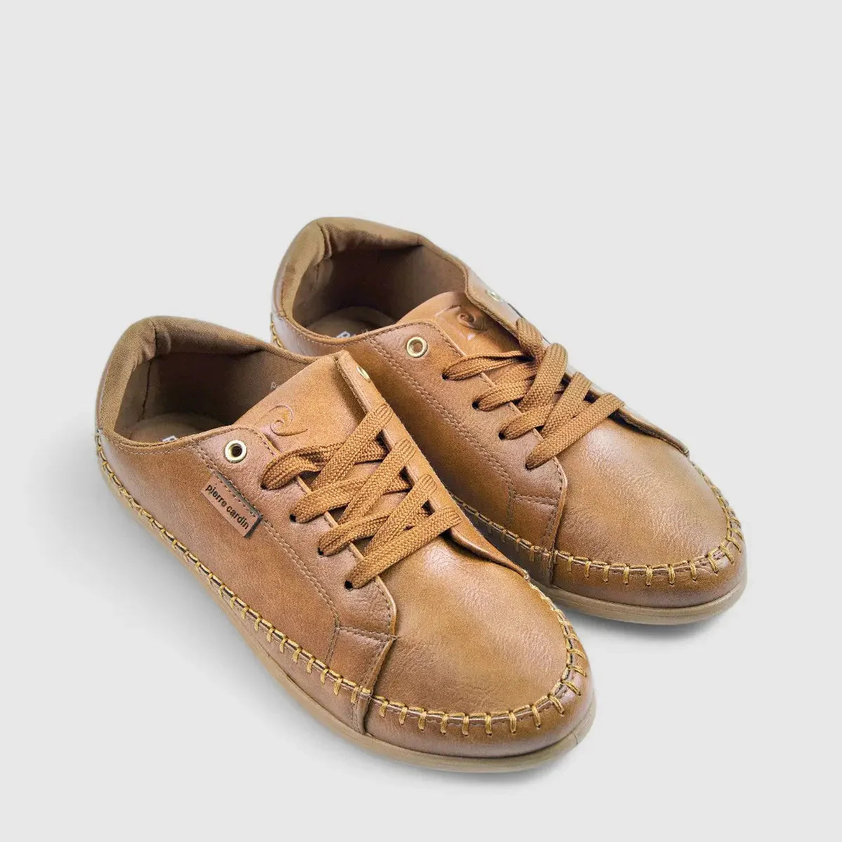 PC Casual Sneaker Tan 10655 - Image 2