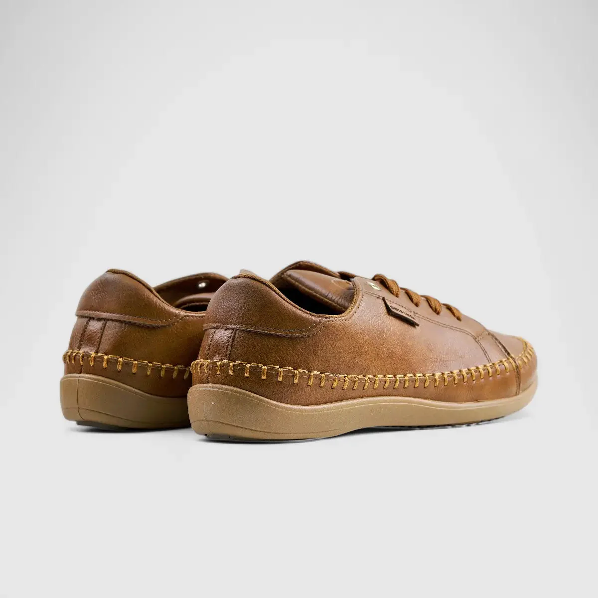 PC Casual Sneaker Tan 10655 - Image 3