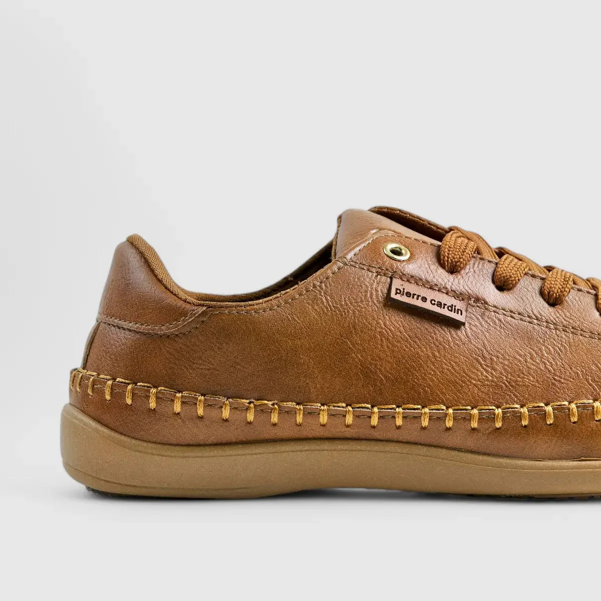 PC Casual Sneaker Tan 10655 - Image 5