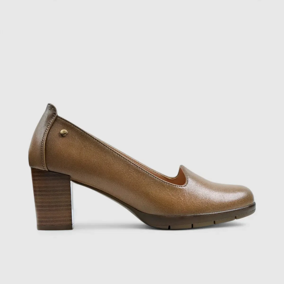 PC Dress Heel Court Shoe Beige 10623