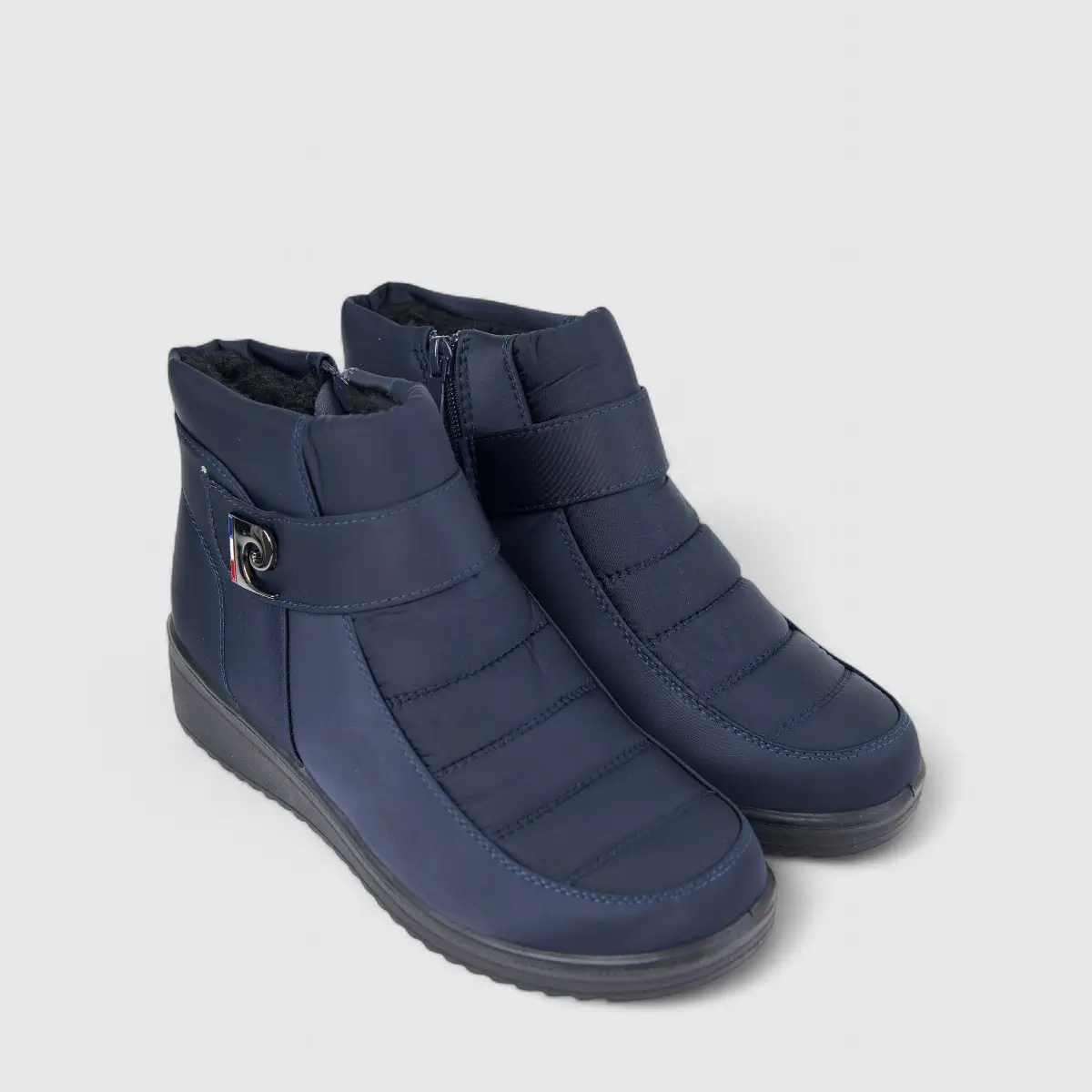 PC Ladies Casual Ankle Boot PCL10873 Navy PB11 - Image 2