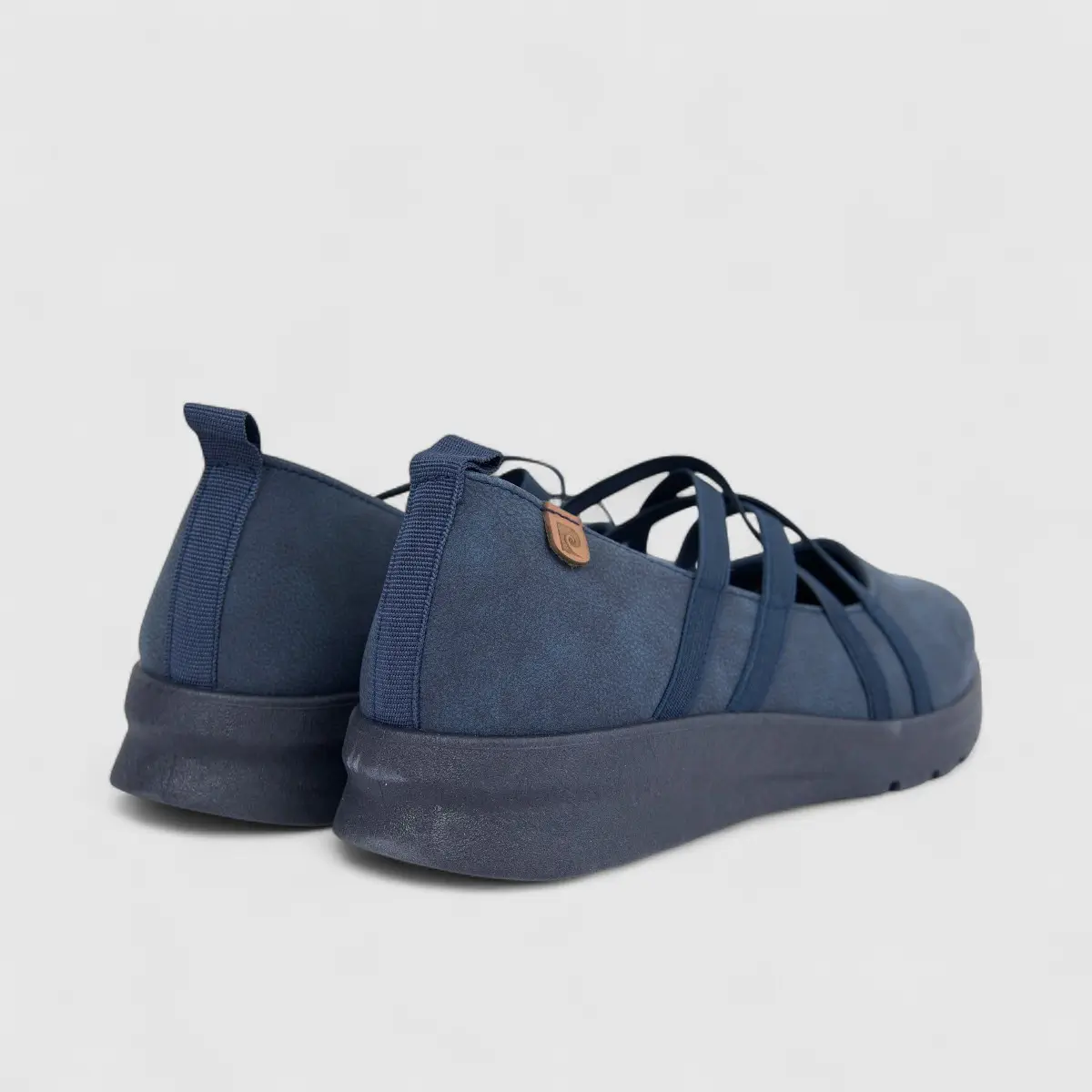 PC Ladies Casual Pump PCL10888 Navy PC336 - Image 3