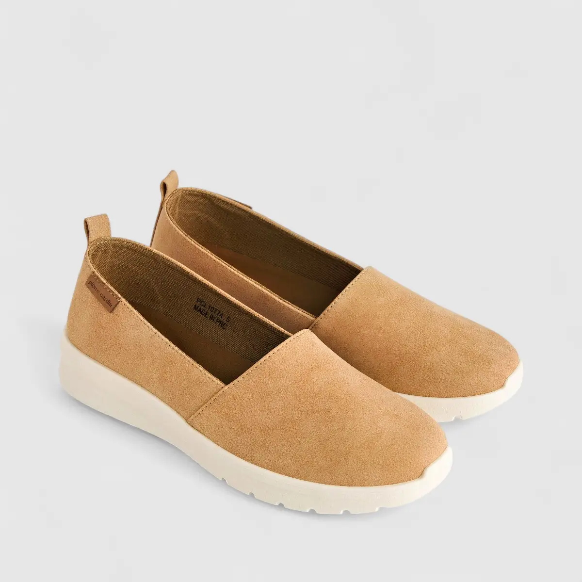 PC Ladies Casual Slip On Sneaker PCL10774 Camel PC279 - Image 2