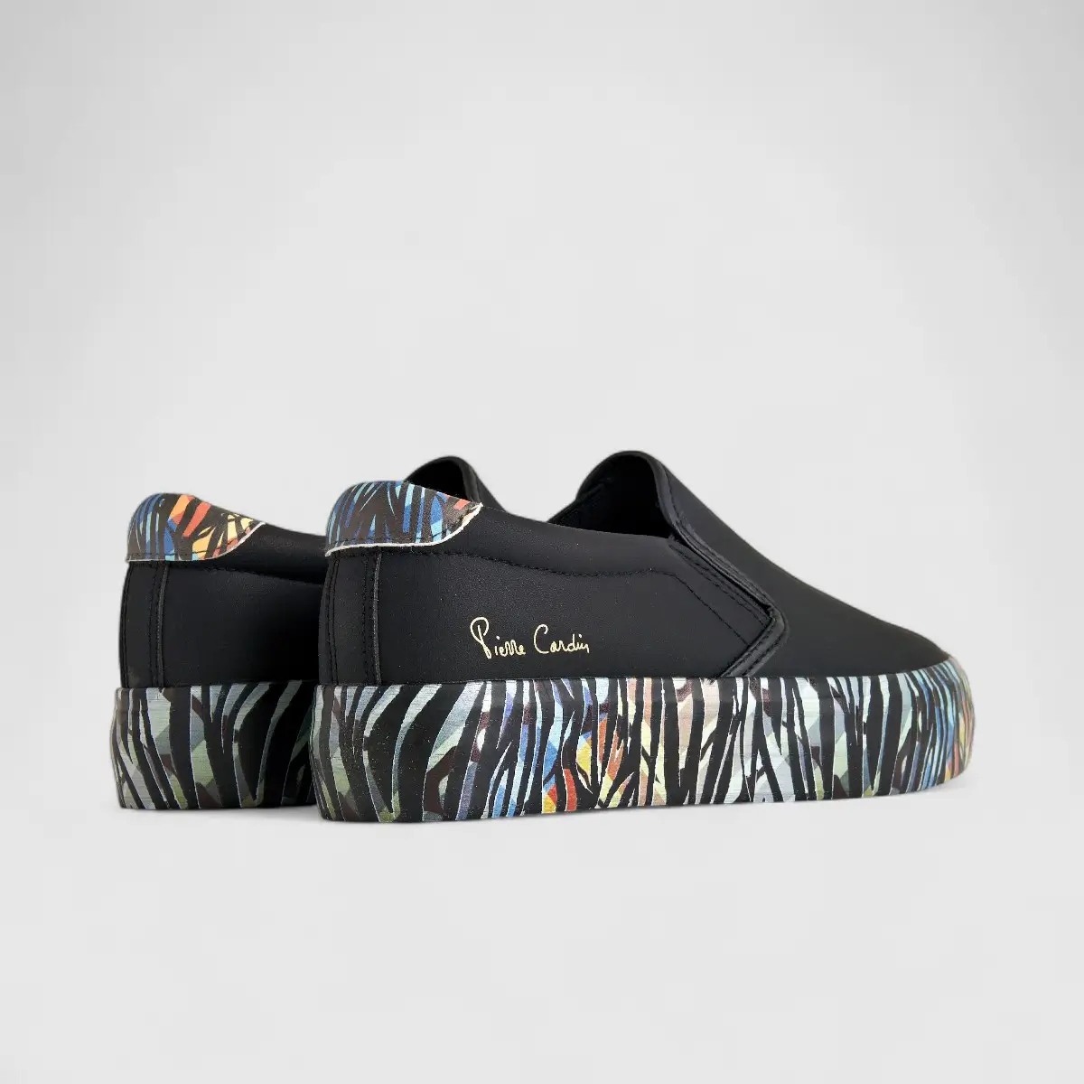 PC Ladies Casual Slip On Sneaker PCL10780 Black PC284 - Image 3