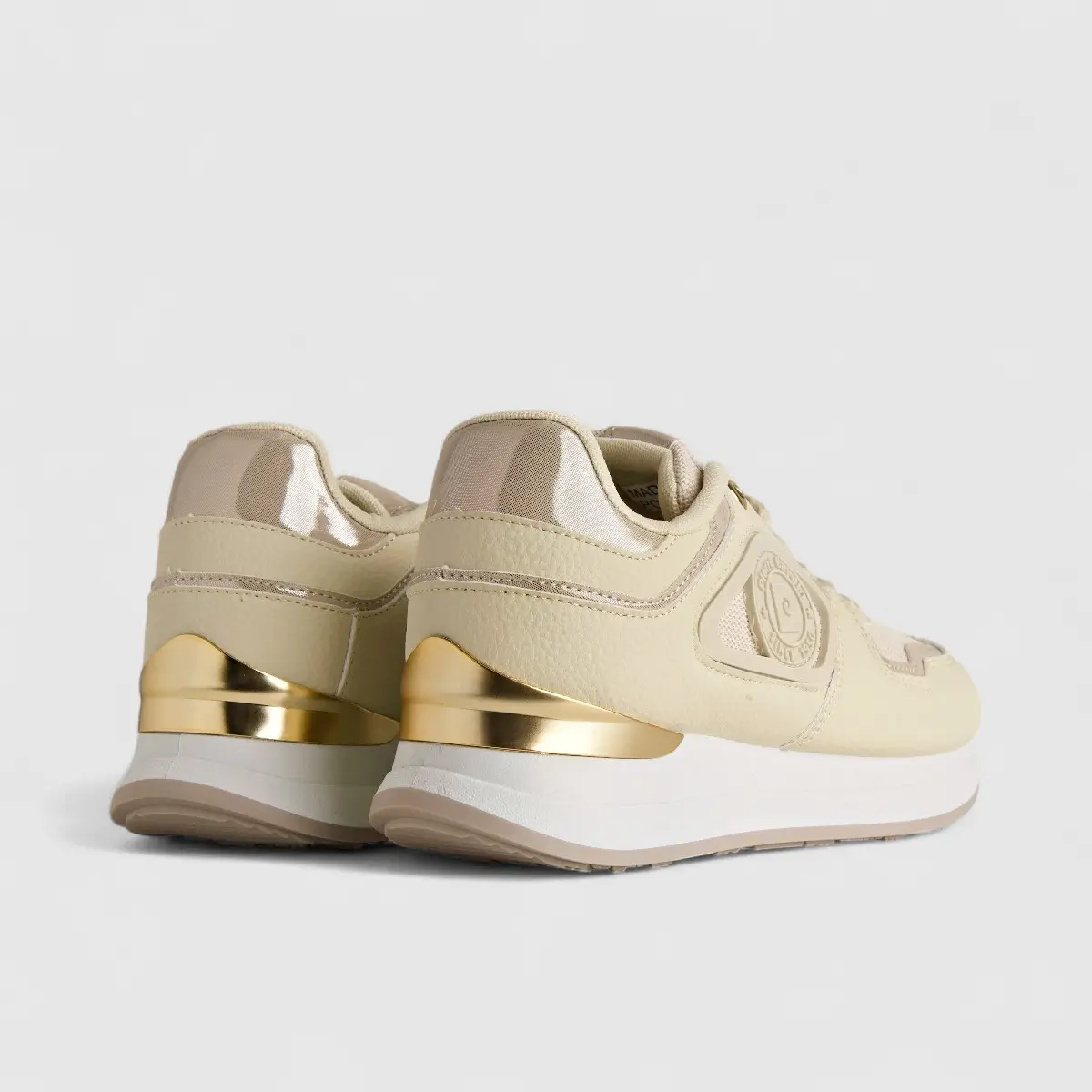 PC Ladies Casual Sneaker PCL10798 Beige PC286 - Image 3