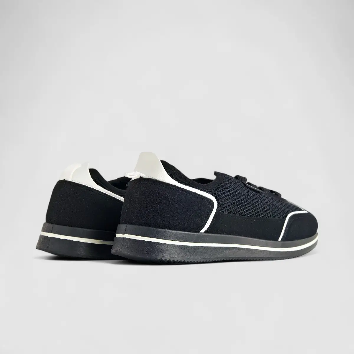 PC Ladies Casual Sneaker PCL10825 Black White PC292 - Image 3