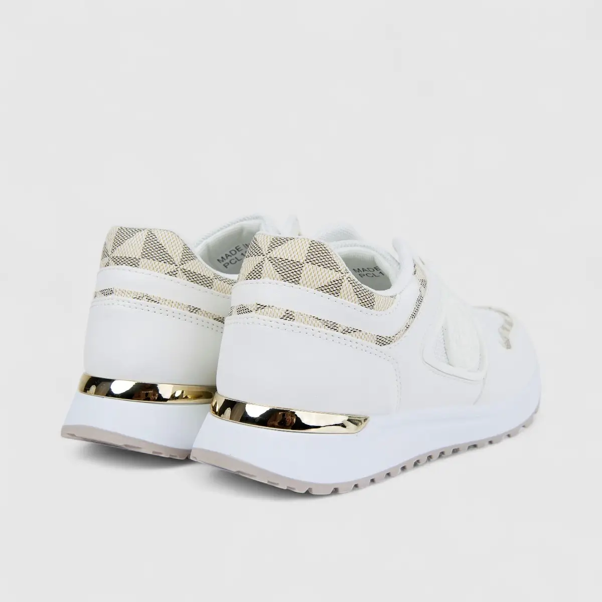PC Ladies Casual Sneaker PCL10899 White/Beige PC362 - Image 3